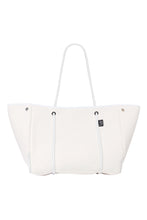 Cargar imagen en el visor de la galería, BOLSO BLANCO ZARA, BOLSO BLANCO NEOPRENO, SURF, OYSHO, BOLSO PERSONALIZADO, BOLSO BLANCO MANGO, BOLSO PLAYA, BOLSO GRANDE, CABO NAUTICO, VIAJE, SANTORINI, SANTORINI BAG, AUSTRALIA, SURF, VERANO